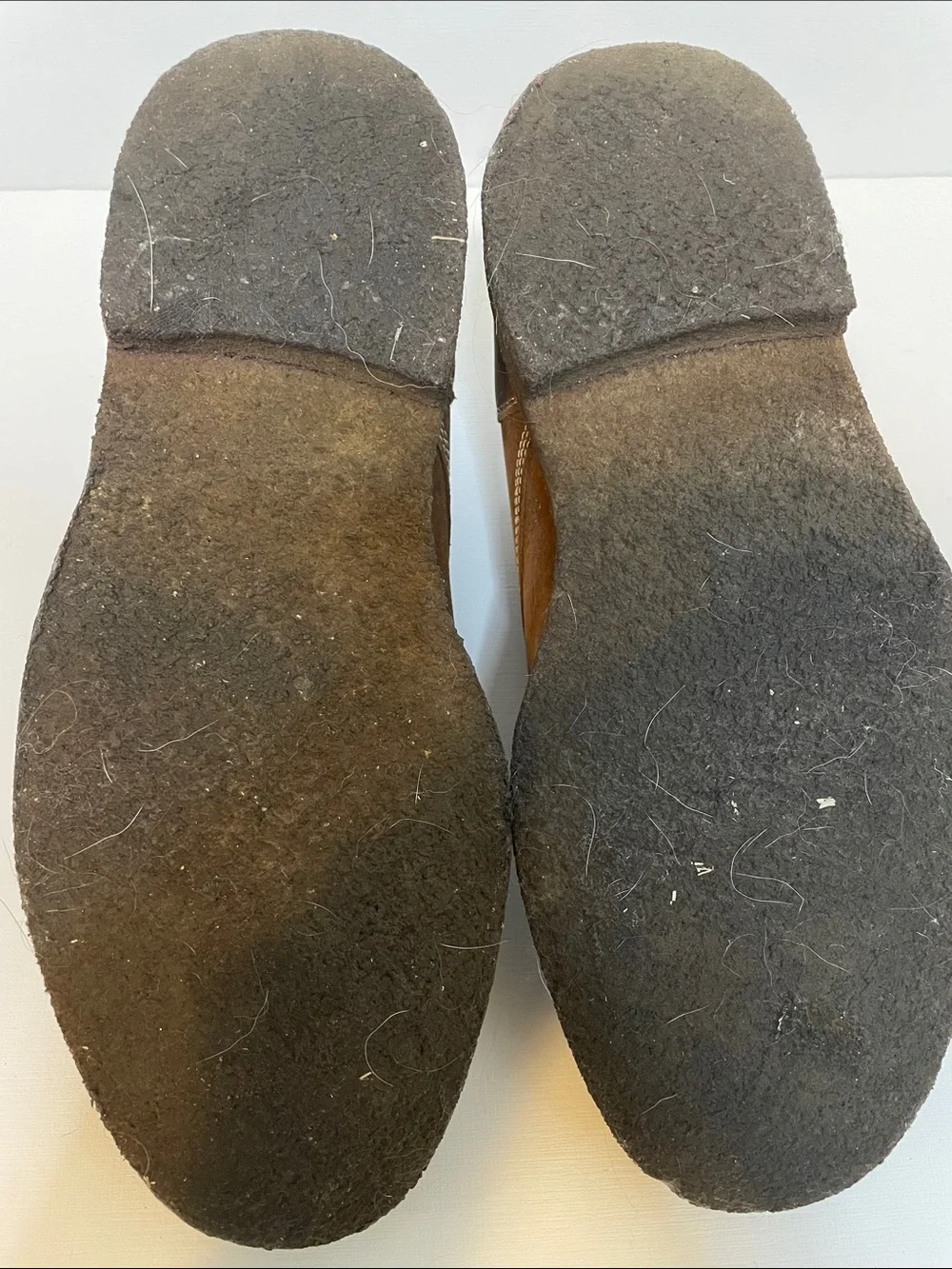 Johnston & Murphy Brown Suede/Sheepskin Chukka Boots - Sz 8